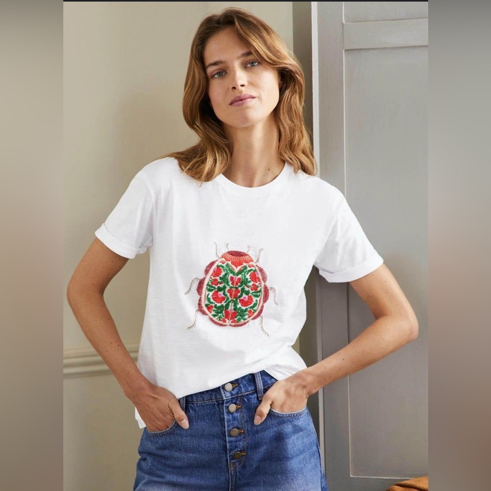 Boden Beaded Beetle T-Shirt